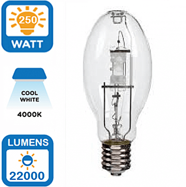 250W METAL HALIDE LAMP CLEAR