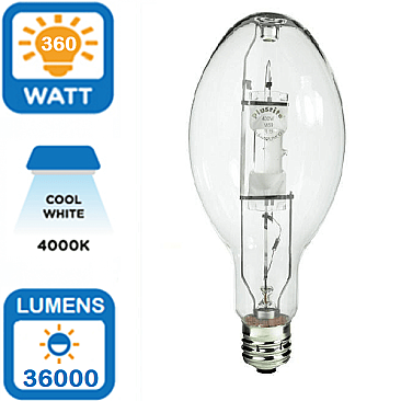 360W METAL HALIDE LAMP CLEAR