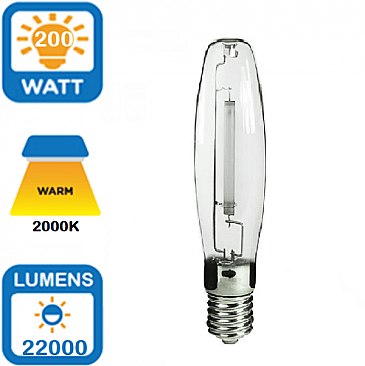 LU200/ET18/ECO, PLUSRITE, 200W, HPS, LAMP, 2049