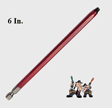 70260R, RACK-A-TIERS, SIZE-2, RED, SQUARE, 6, IN, DRIVER, BIT