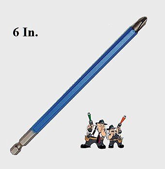 70261BL, RACK-A-TIERS, SIZE-2, BLUE, PHILLIPS, 6, IN, DRIVER, BIT