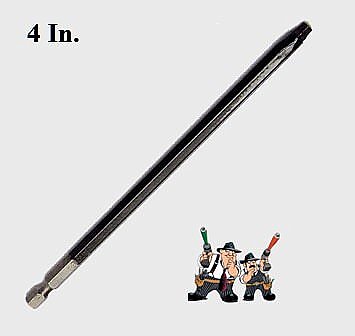 70340BK, RACK-A-TIERS, SIZE-3, BLACK, SQUARE, 4, IN, DRIVER, BIT