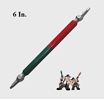 72126GR, RACK-A-TIERS, 6, IN, DOUBLE, ENDED, BIT, #1, #2, SQUARE, DRIVE, 72126GR