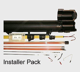 CON100, RACK-A-TIERS, INSTALLER, PACKS, WIRE, FISHING, KITS, CON100