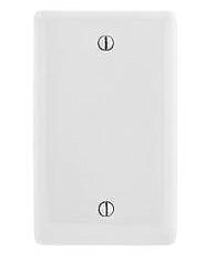 P13W, HUBBELL, TRADE, SELECT, POLYCARBONATE, 1G, BLANK, WHITE