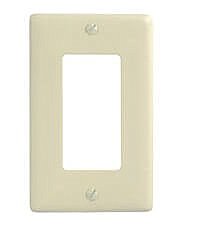 NP26LA, HUBBEL, NYLON, 1 GANG, WALL, PLATE, LIGHT, ALMOND