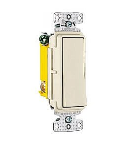 RSD315LA, HUBBEL, DECORA, SWITCH, 3, WAY, 15, AMP, 120-277V, LA