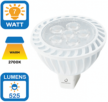 7.5MR16G4DIM/927FL36, GREEN, CREATIVE, LED, LAMP