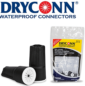 61135, KING, INNOVATION, WATERPROOF, CONNECTORS, BLACK, &, WHITE, BAG, OF, 25