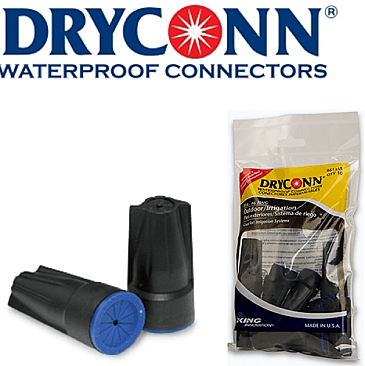 61335, KING, INNOVATION, WATERPROOF, CONNECTORS, BLACK, &, BLUE, BAG, OF, 10