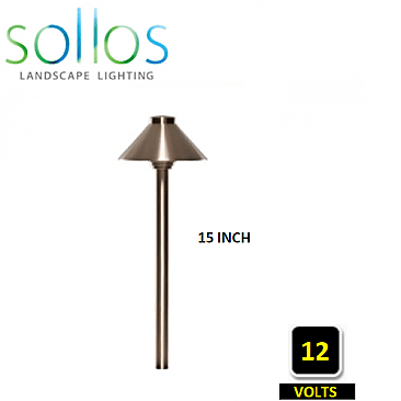 PTH055-AB-15, SOLLOS, TRADITIONAL, 55"HAT, PATH, LIGHT, 12V