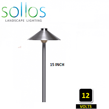 PTH075-SS-15, SOLLOS, TRADITIONAL, HAT, KIT, SS, PATH, LIGHT, 15, INCH