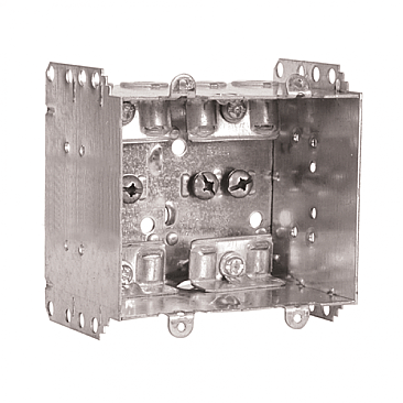 2104LLEU2, VISTA, ELECTRICAL, PRODUCTS, 2 GANG, ELECTRICAL, BOX, WITH, CLAMPS