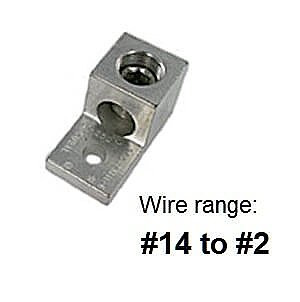 LA2, TECHSPAN, LA2, ALUM, MECH, LUG, 14-2, 1CON, 1HOLE