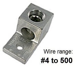 LA500, TECHSPAN, LA500, ALUM, MECH, LUG, 4-500, 1CON, 1HOLE