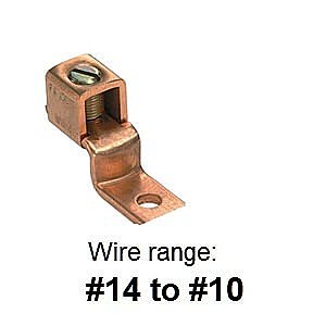 SLU25, TECHSPAN, SLU25, COPP, MECH, LUG, 14-10, 1COLLAR, 1H