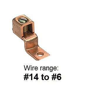 SLU35, TECHSPAN, SLU35, COPP, MECH, LUG, 14-6, 1COLLAR, 1H