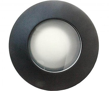 TL358B/B, AXITE, LIGHTING, 3-1/2", BLACK, SHOWER, TRIM, FROSTED, LENS