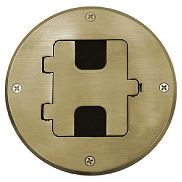 RF509BR, HUBBEL, BRASS, FLUSH, FIT, COVER, PLATE