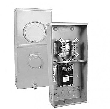 JA402R150, HYDEL, 150A, METER, SOCKET, &, BREAKER, 4, JAW, OH/UG