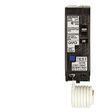 QA120AFCCSA, SIEMENS, 1, POLE, 20, AMP, COMBO, ARC, FAULT, BREAKER