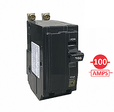 QOB2100, SQUARE, D, 2, POLE, 100, AMP, BOLT, ON, BREAKER