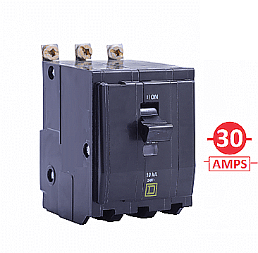 QOB330, SQUARE, D, 3, POLE, 30, AMP, BOLT, ON, BREAKER