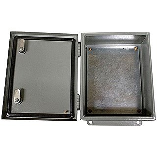 16x14x8 STEEL NEMA 4 4x-12 IP65 HINGED ELECTRICAL ENCLOSURE
