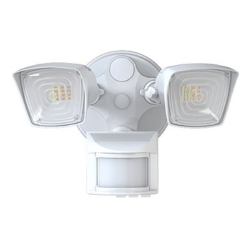 25 WATT 2500 LUMENS SECURITY FLOOD W/SENSOR 3/4/5K WHITE 120V