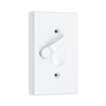 WPTSC1WH, GLOBAL, 1GANG, TOGGLE, SWITCH, COVER, WHITE