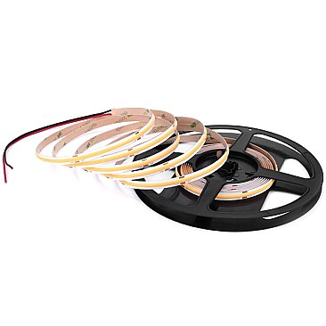 EV2-COB-IN-16-24-3000, AXITE, LED, STRIP, ZERO, DOT, 8W, PER, M, 30K, 16FT, ROLL