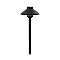 15821BKT27, KICHLER, SHORT, STEPPED, DOME, 27K, LED, PATH, LIGHT, AZT