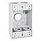 WP1B75/5WH, GLOBAL, 5, X, 3/4", HOLES, 1 GANG, WEATHERPROOF, BOX, WHITE