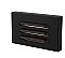 4501-30BK, WAC, LIGHTING, LED, LED, SURFACE, STEP, LIGHT, 5", LOUVER, 3K, 12V, BK