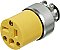 45406, VISTA, ELECTRICAL, PRODUCTS, 20, AMP, 125, VOLT, FEMALE, CORD, END, YELLOW