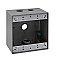 WP2B75/4, GLOBAL, 4, X, 3/4", HOLES, 2 GANG, WEATHERPROOF, BOX, GREY