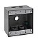 WP2B50/5, GLOBAL, 5, X, 1/2", HOLES, 2 GANG, WEATHERPROOF, BOX, GREY