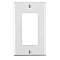 80401-NW, LEVITON, LEVITON, 1 GANG, WALL, PLATE, DECORA, WHITE