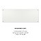 MP75OW, MODERN, LIGHTS, 7", OFF-WHITE, 5, CHARACTER, MOUNTING, PLATE
