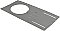 P-6020, LITELINE, 6", MOUNTING, PLATE, FOR, SLIM, FIXTURES