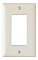 TP26LA, PASS, AND, SEYMOUR, WALL, PLATE, 1 GANG, NYLON, LIGHT, ALMOND