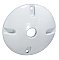 28012, VISTA, 1/2", 1, HOLE, ROUND, WEATHERPROOF, COVER, WHITE