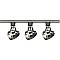 TK417, SATCO/NUVO, TRACK, KIT, LED, 3X12W, PINCHED, HEADS, BRUSHED, NICKEL