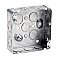 52151K, VISTA, ELECTRICAL, PRODUCTS, 4", SQUARE, SHALLOW, ELECTRICAL, BOX