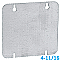 72C1, VISTA, ELECTRICAL, PRODUCTS, 4-11/16, SQUARE, COVER, PLATE