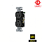 BR15BLKTR, HUBBELL, 15A, 125V, TAMPER-PROOF, SPEC, GRADE, DUPLEX, RECEPT, BLACK