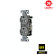 CR20GRY, HUBBELL, 20A, 125V, SPEC, GRADE, DUPLEX, RECEPT, GREY, SIDE-WIRED, ONLY