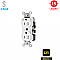 CR5252IGOW, HUBBELL, 15A, 125V, I/G, DUPLEX, RECEPT, OFFICE, WHITE