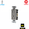 DR15GRY, HUBBELL, 15A, 125V, SPEC, GRADE, DECORA, RECEPT, GREY