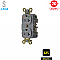 IG5362GYWR, HUBBELL, 20A, 125V, I/G, IND, DUPLEX, RECEPT, GREY, WEATHERPROOF